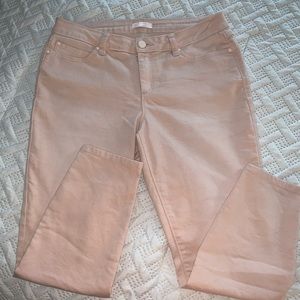 Soft Pink Lauren Conrad Skinny Ankle Jeans